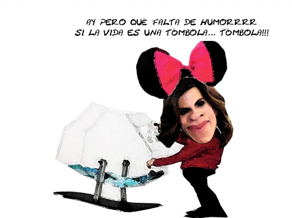 Elizabeth Piedras ITE Tramposo Tombola Ridicula, Caricatura Eleccion Tlaxcala